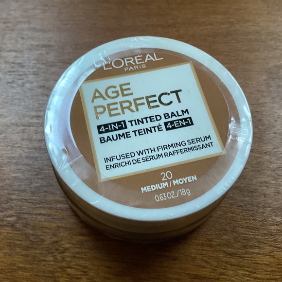 L’Oréal Paris Age Perfect 4-in-1 Tinted Balm 20 Medium 18g/0.63oz  New - Picture 2 of 7